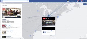 Facebook live map